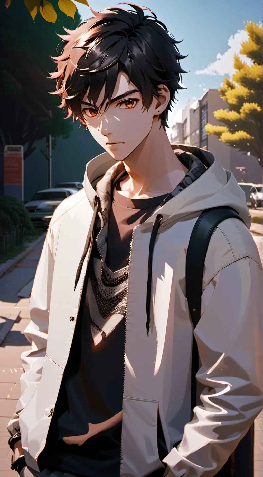 ai character: Felix  background