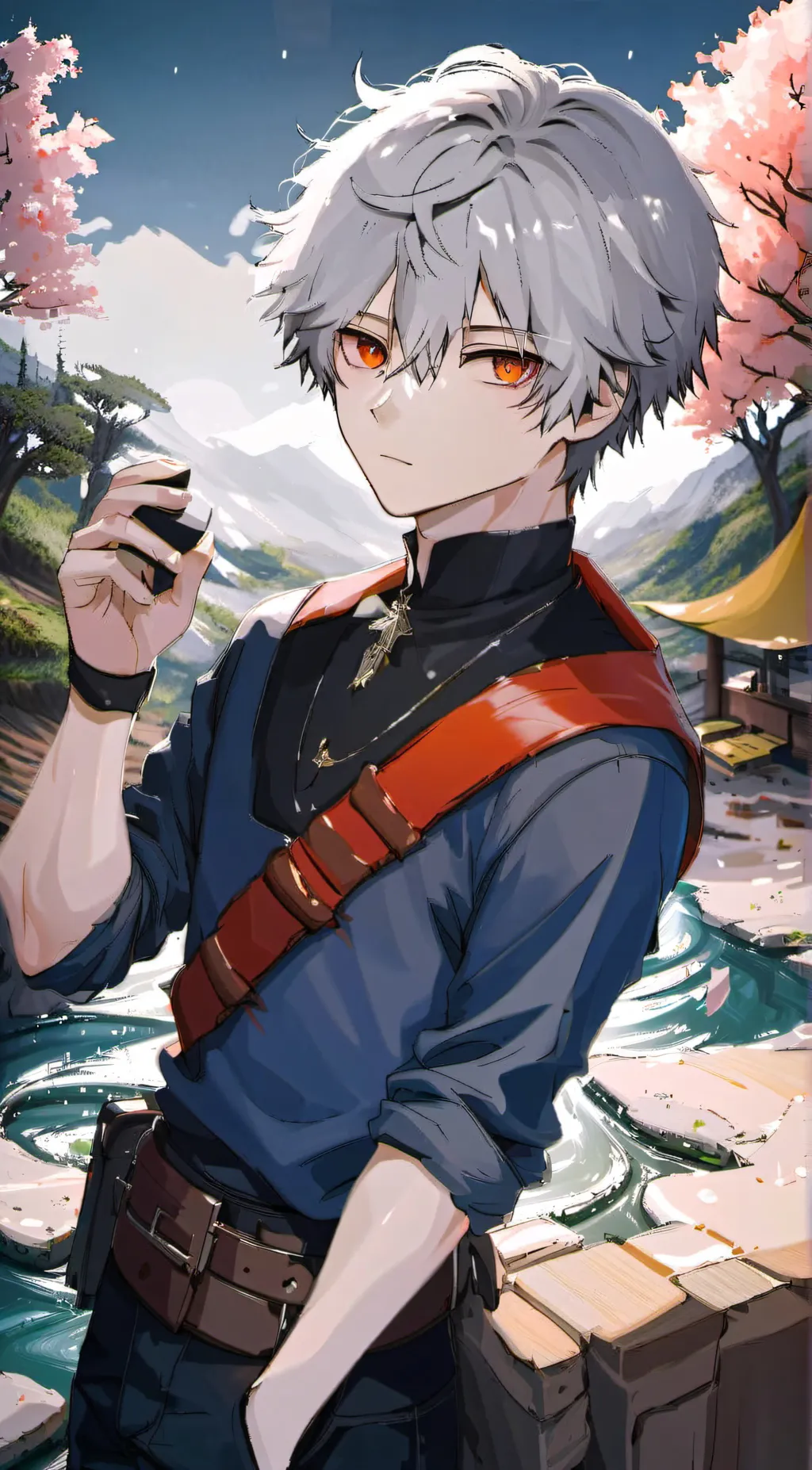 ai character: jirooᰔ background