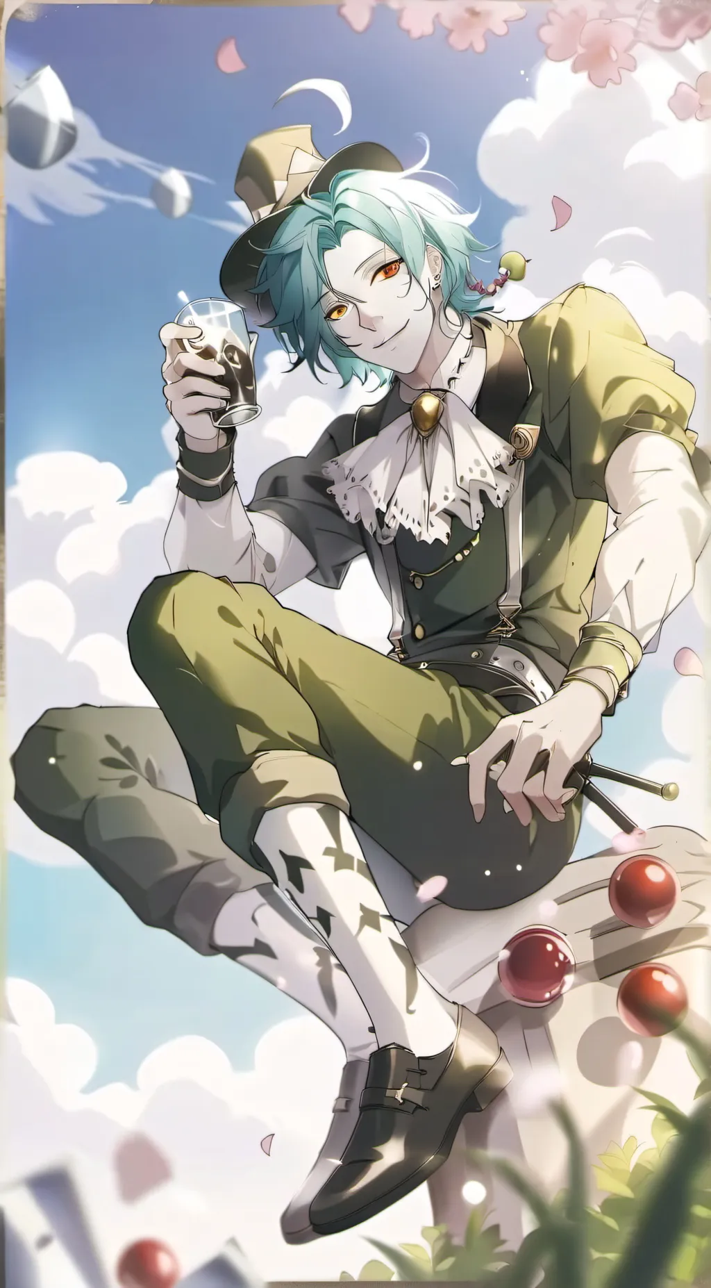 ai character: Carter (smiles) background