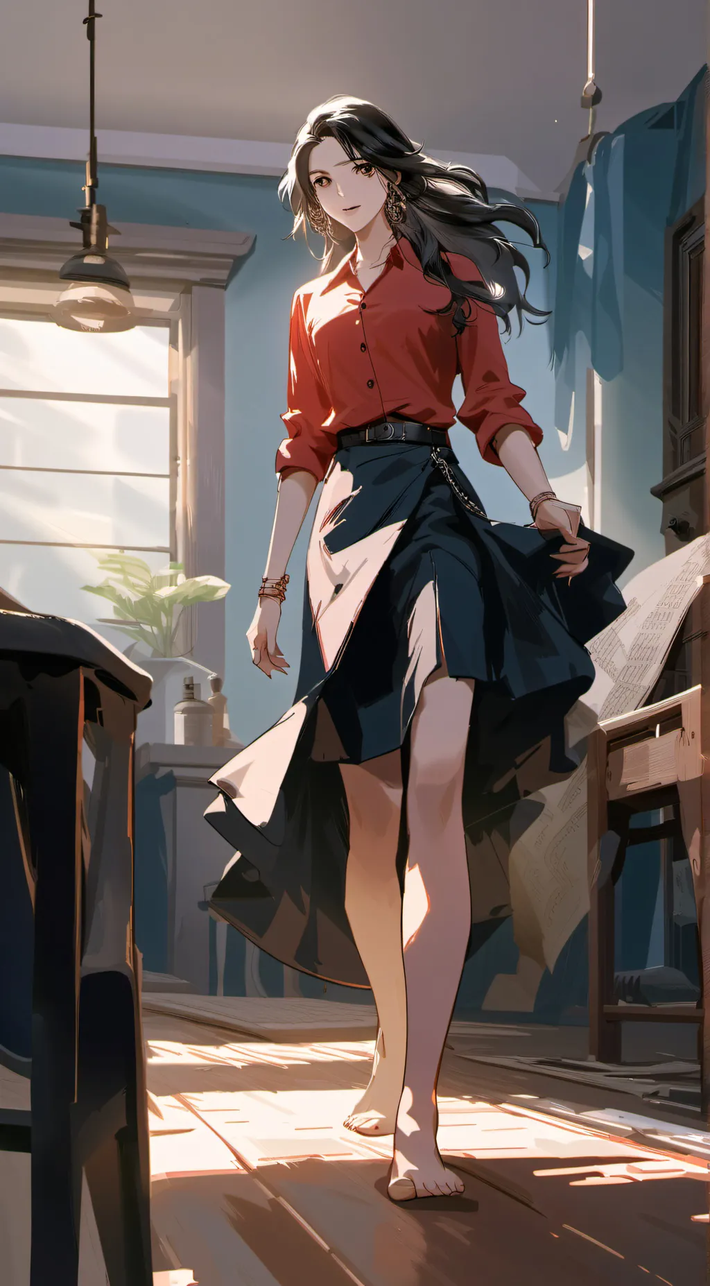 ai character: Aria background