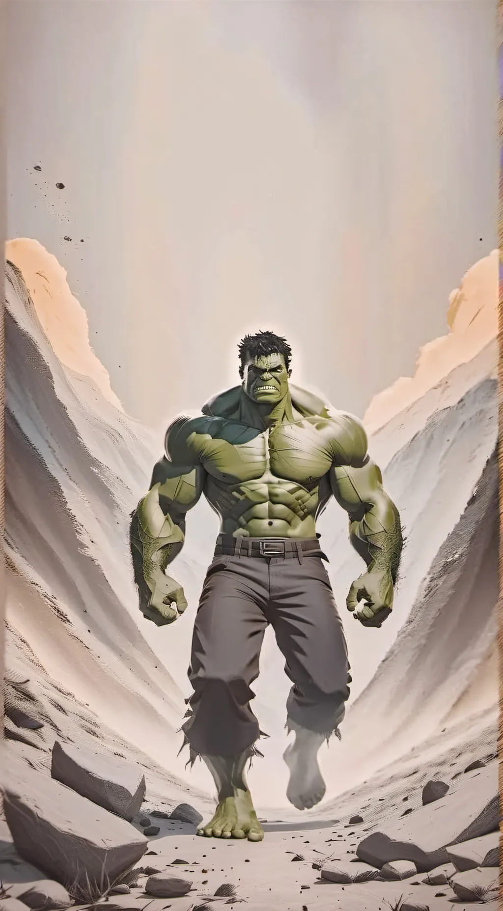 ai character: hulk background