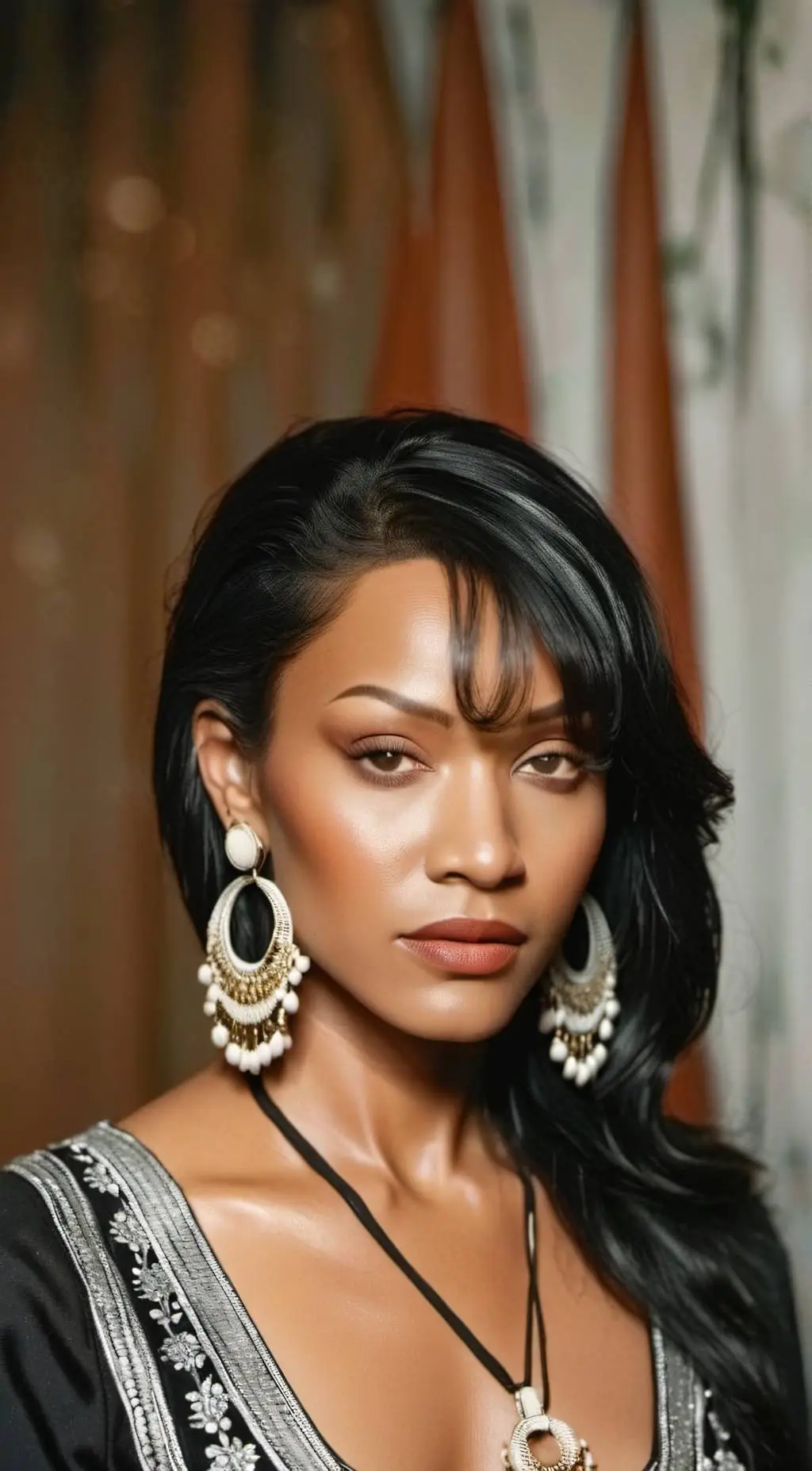 ai character: megan good  background