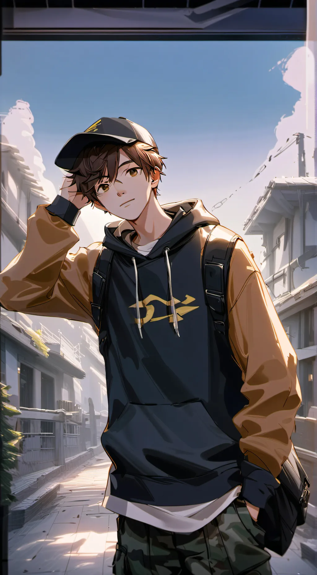 ai character: Hudson background