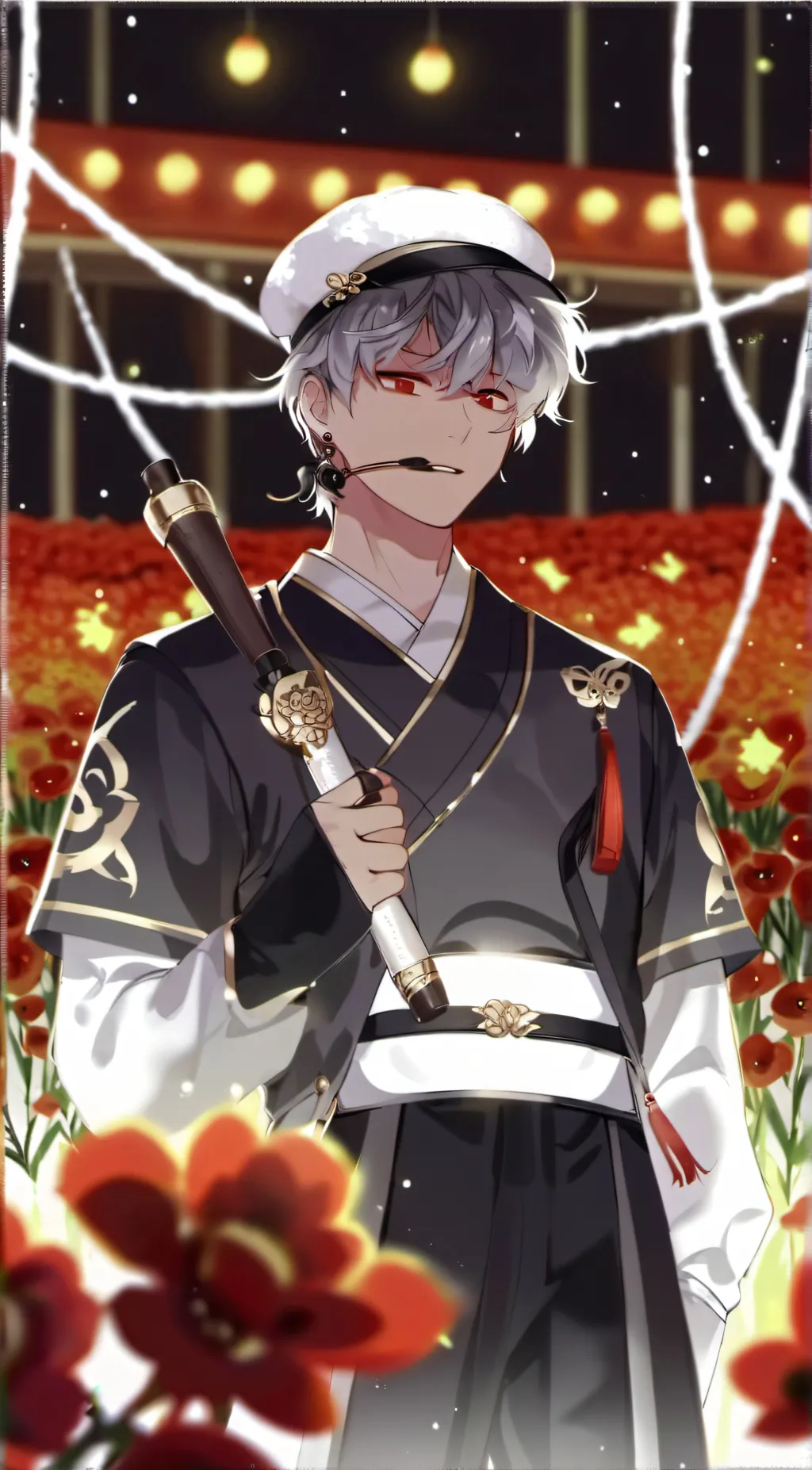 ai character: Samurai background