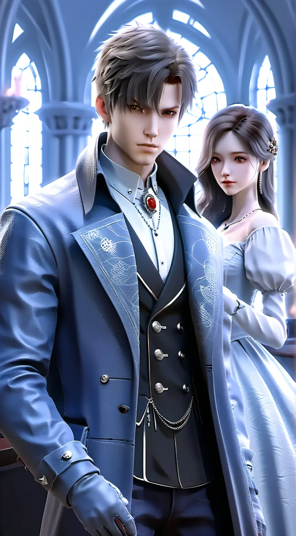 ai character: U choose background