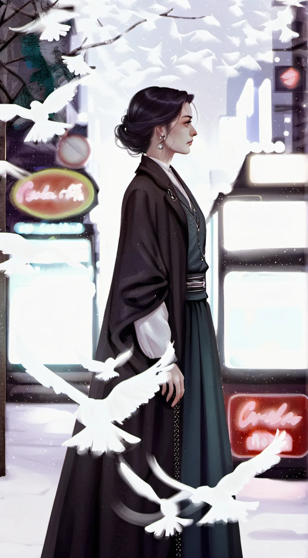 ai character: Lin background