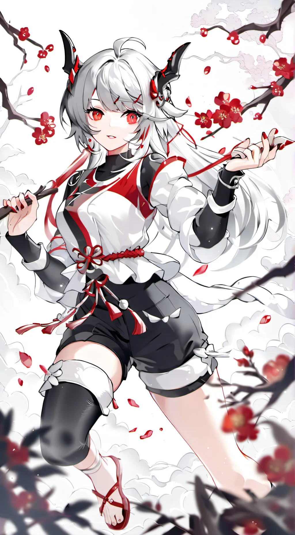 ai character: upper moons&muzan background