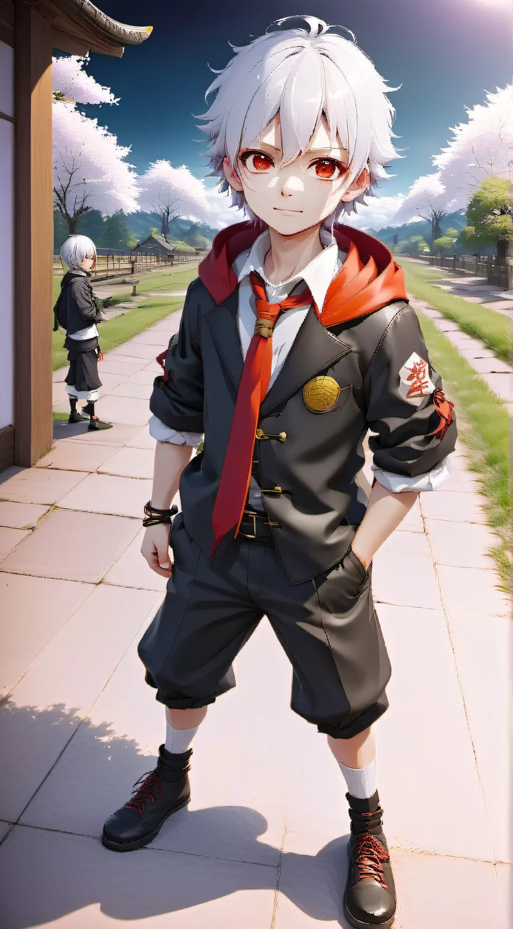 ai character: •The new hashira• background