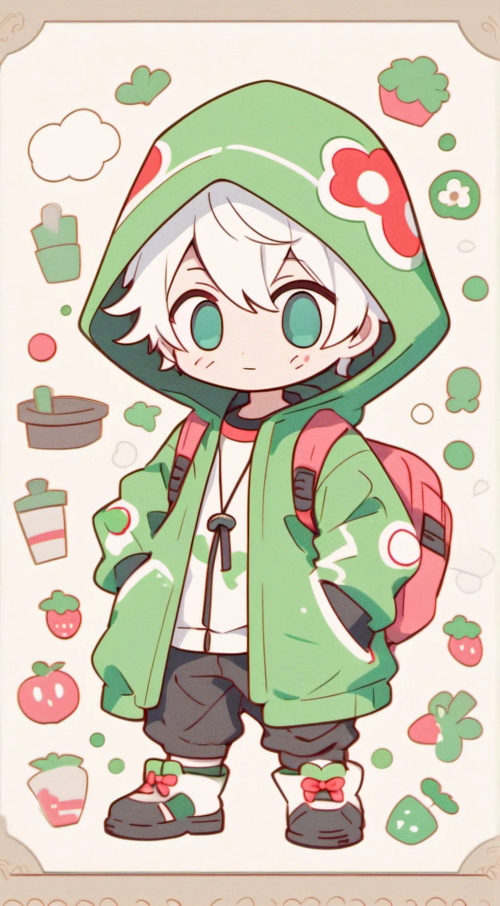 ai character: Corey  background