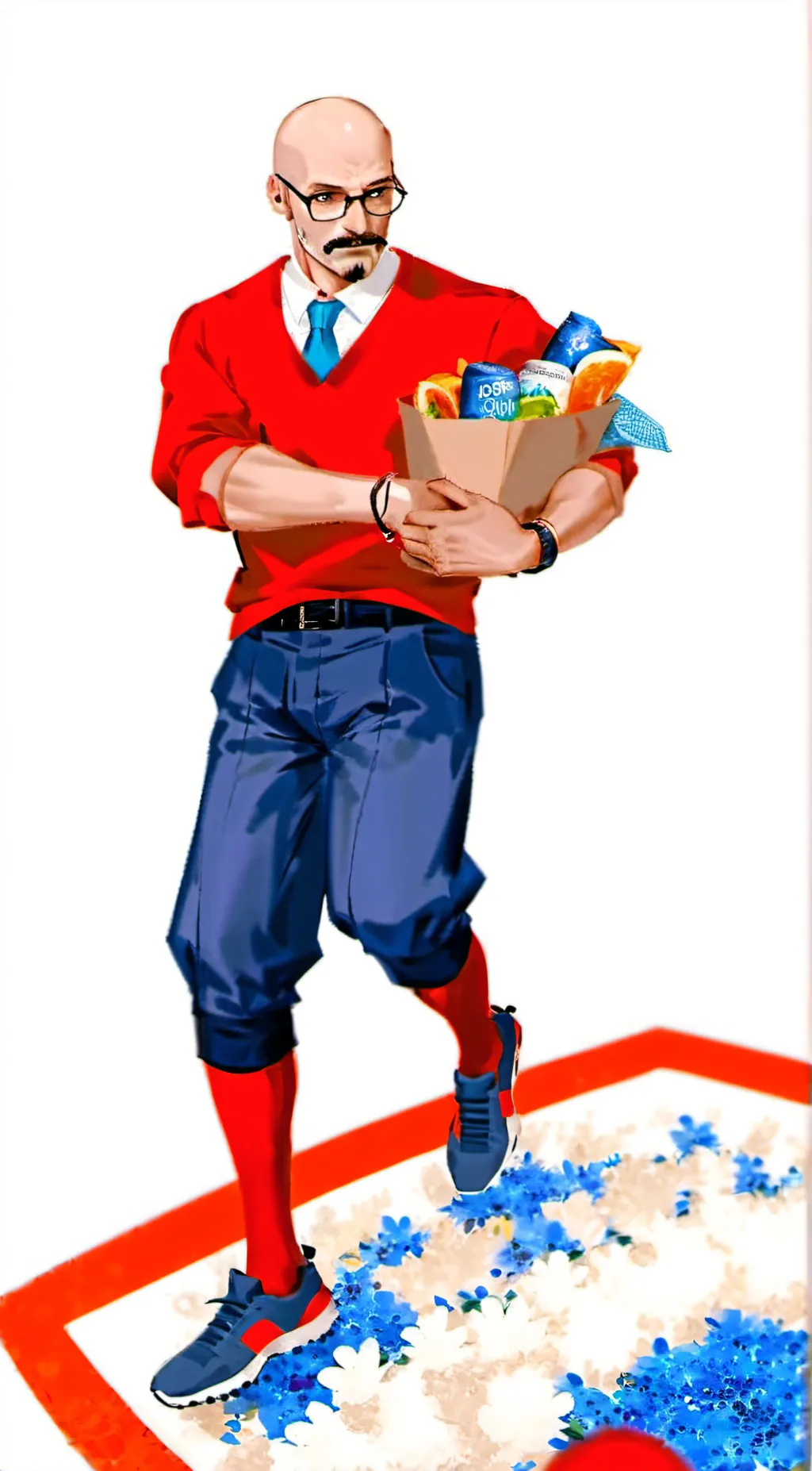 ai character: Marvin/Mario background