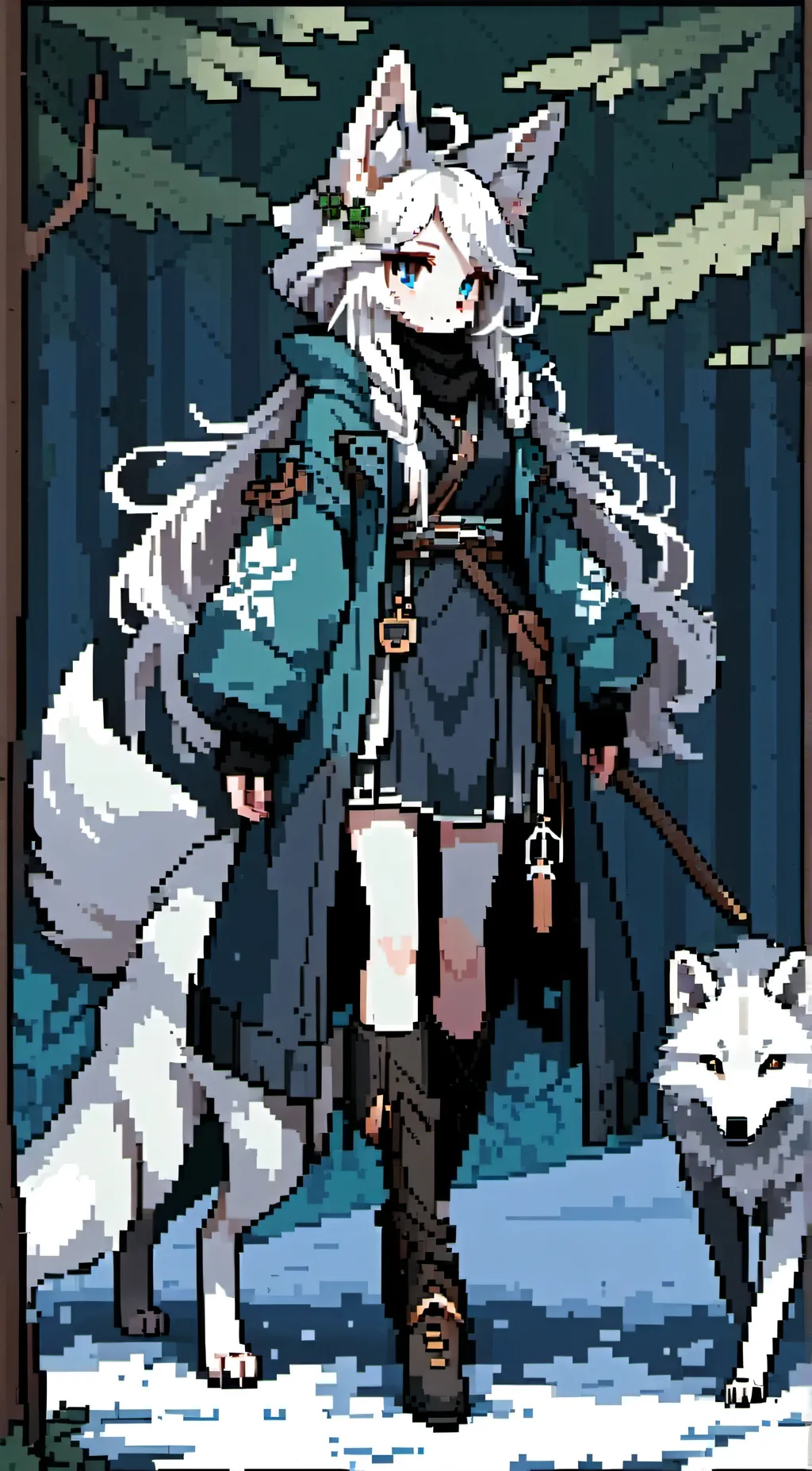 ai character: Luna  background