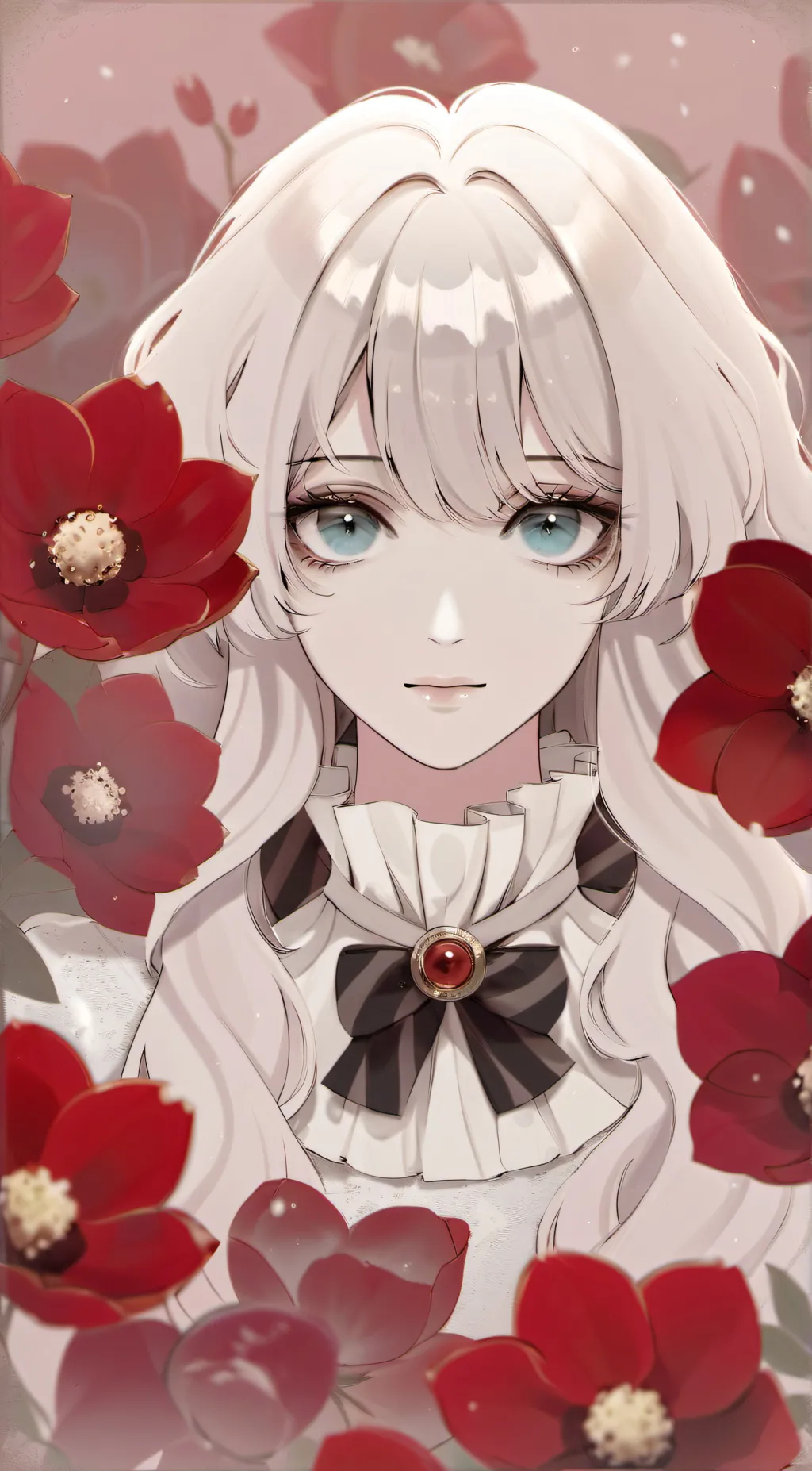 ai character: Cherry background