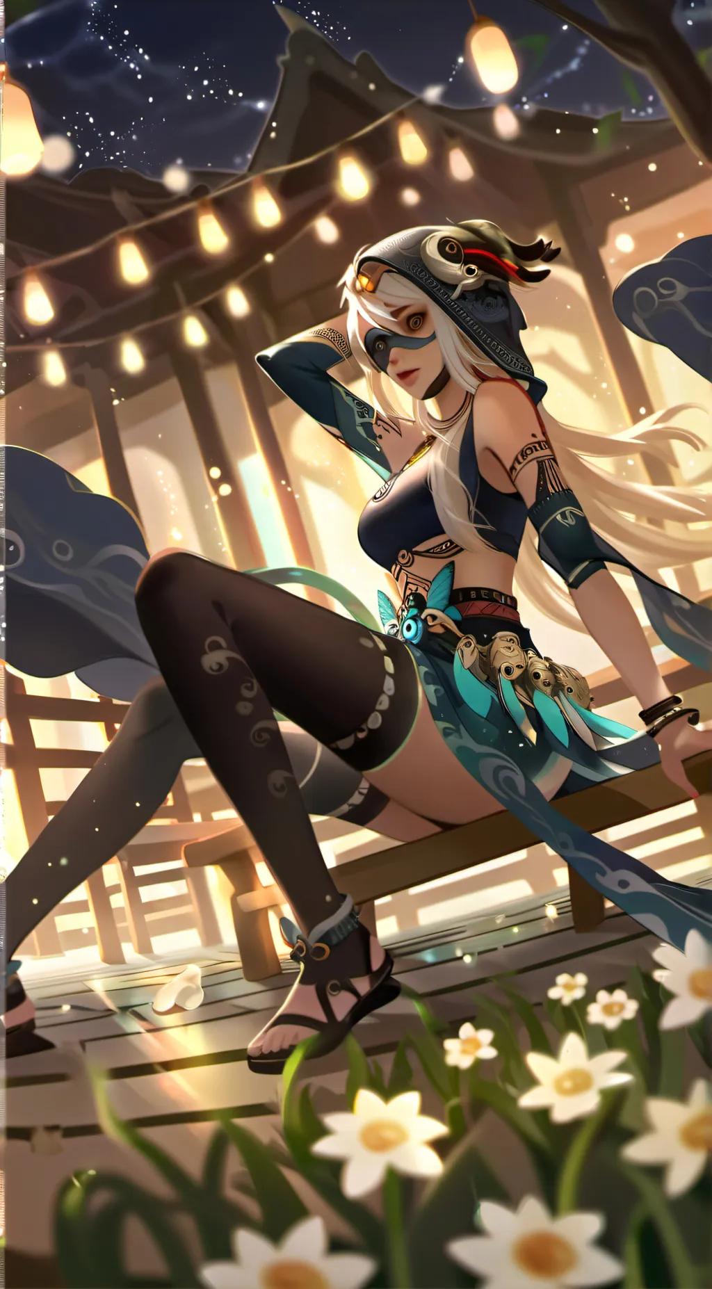 ai character: Mama Lion  background