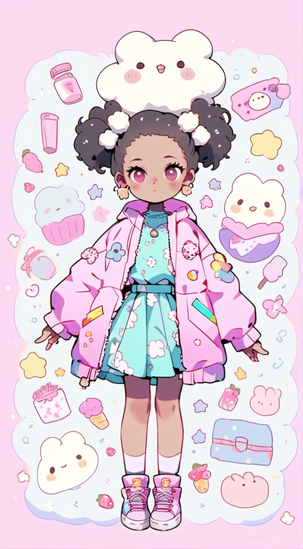 ai character: idk and idc  background