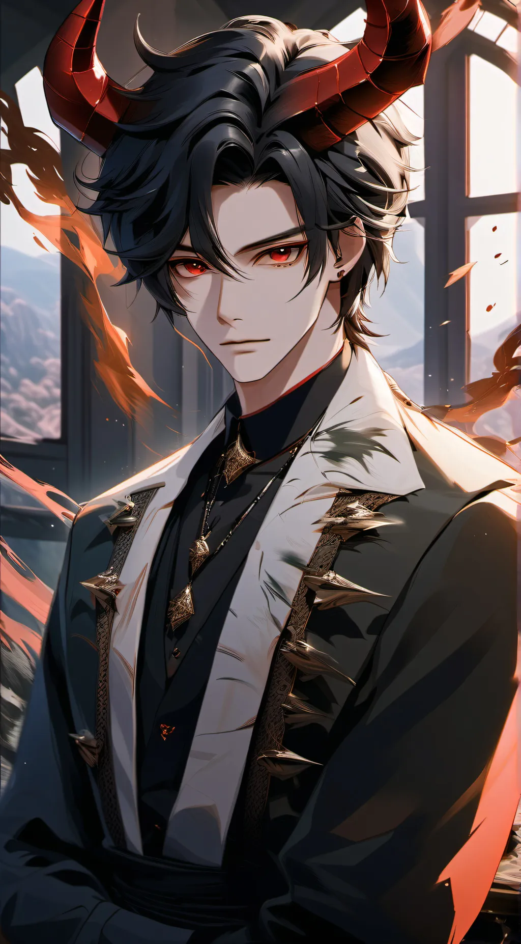 ai character: Asher  background