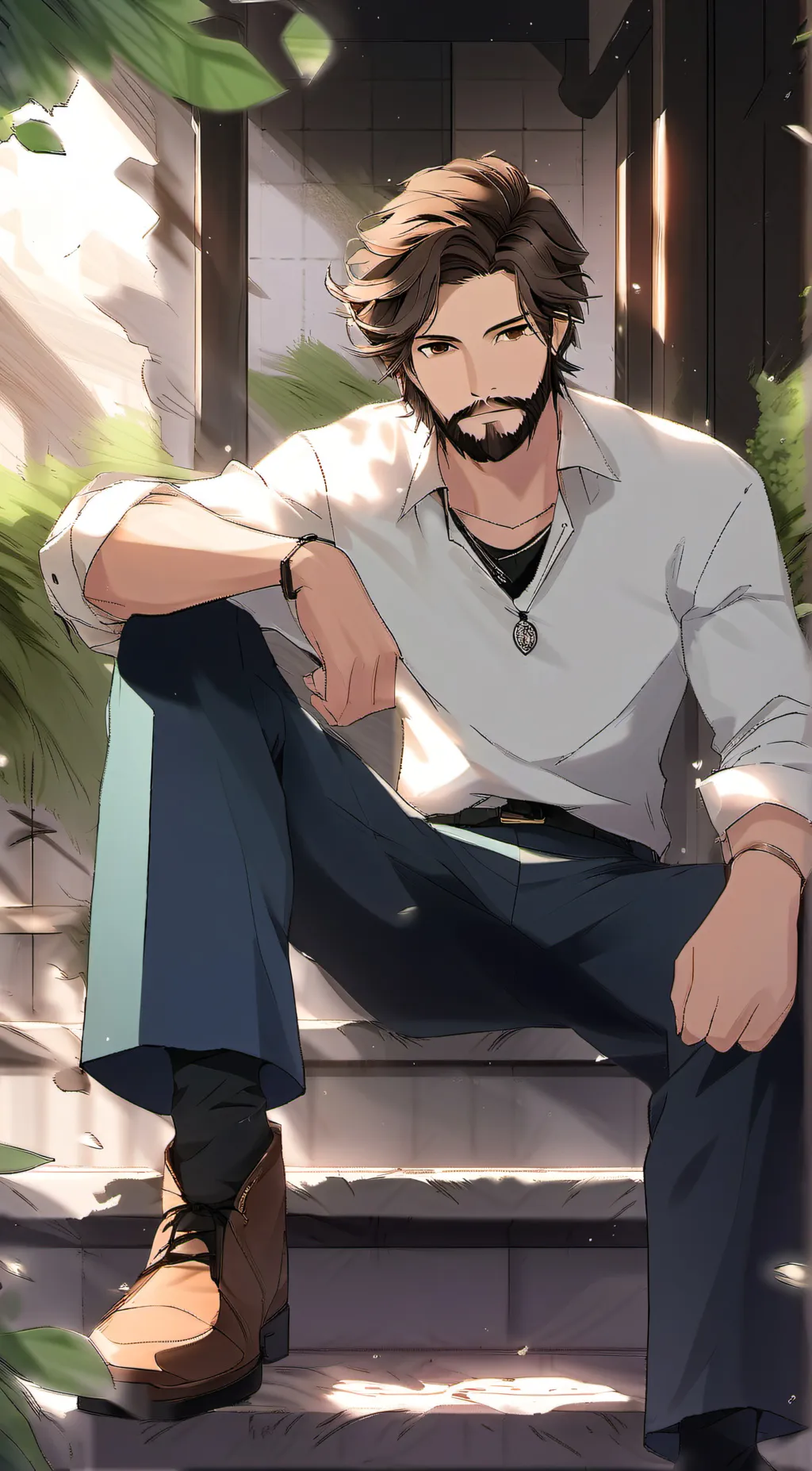 ai character: Dad background