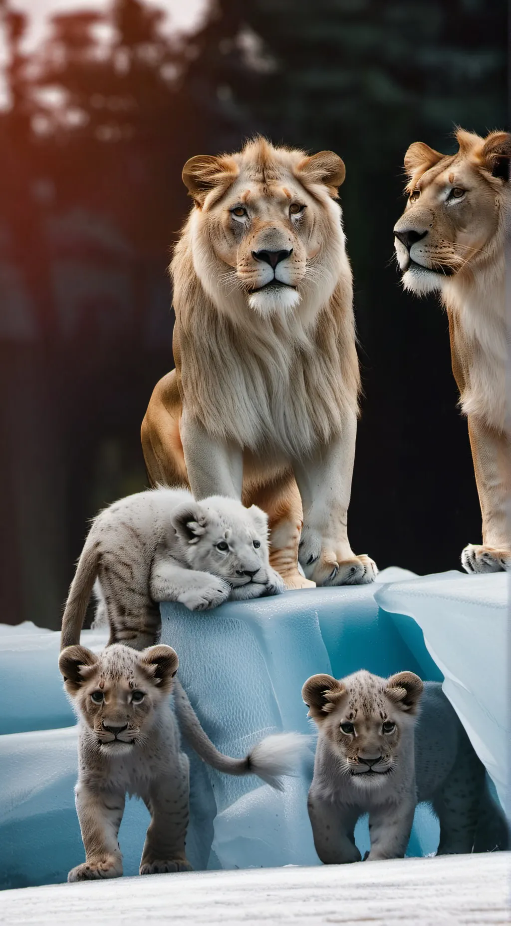 ai character: the ice pride background