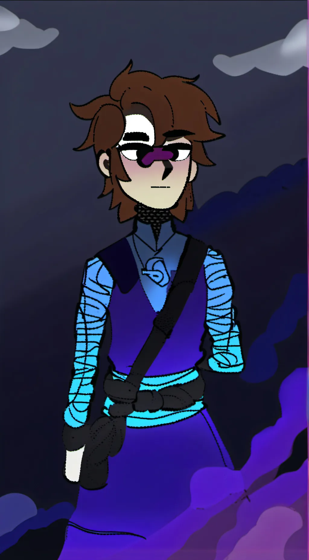 ai character: Michael Afton  background