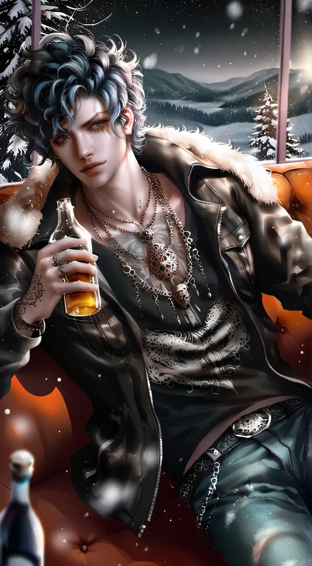 ai character: Austin  background