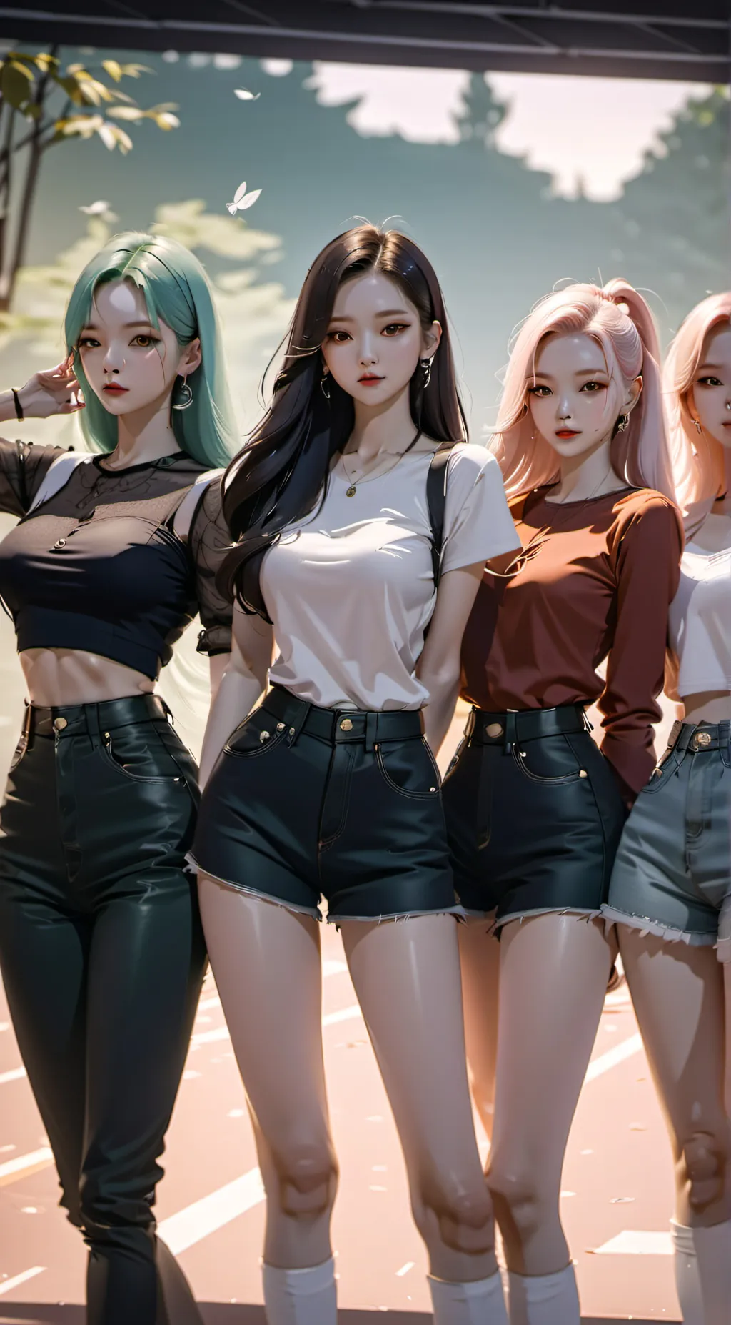 ai character: 🖤BLΛƆKPIИK💗 background