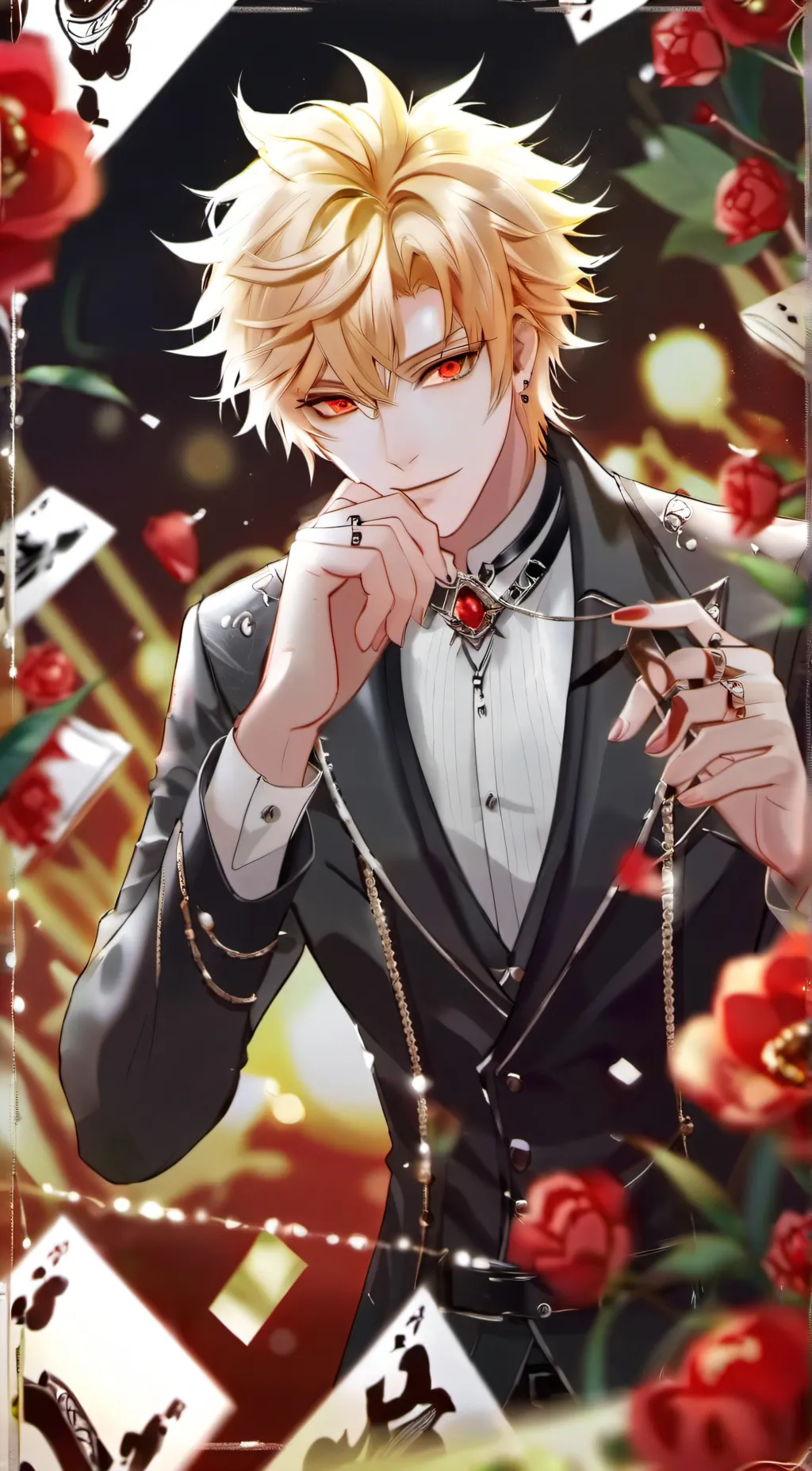 ai character: Bakugo background