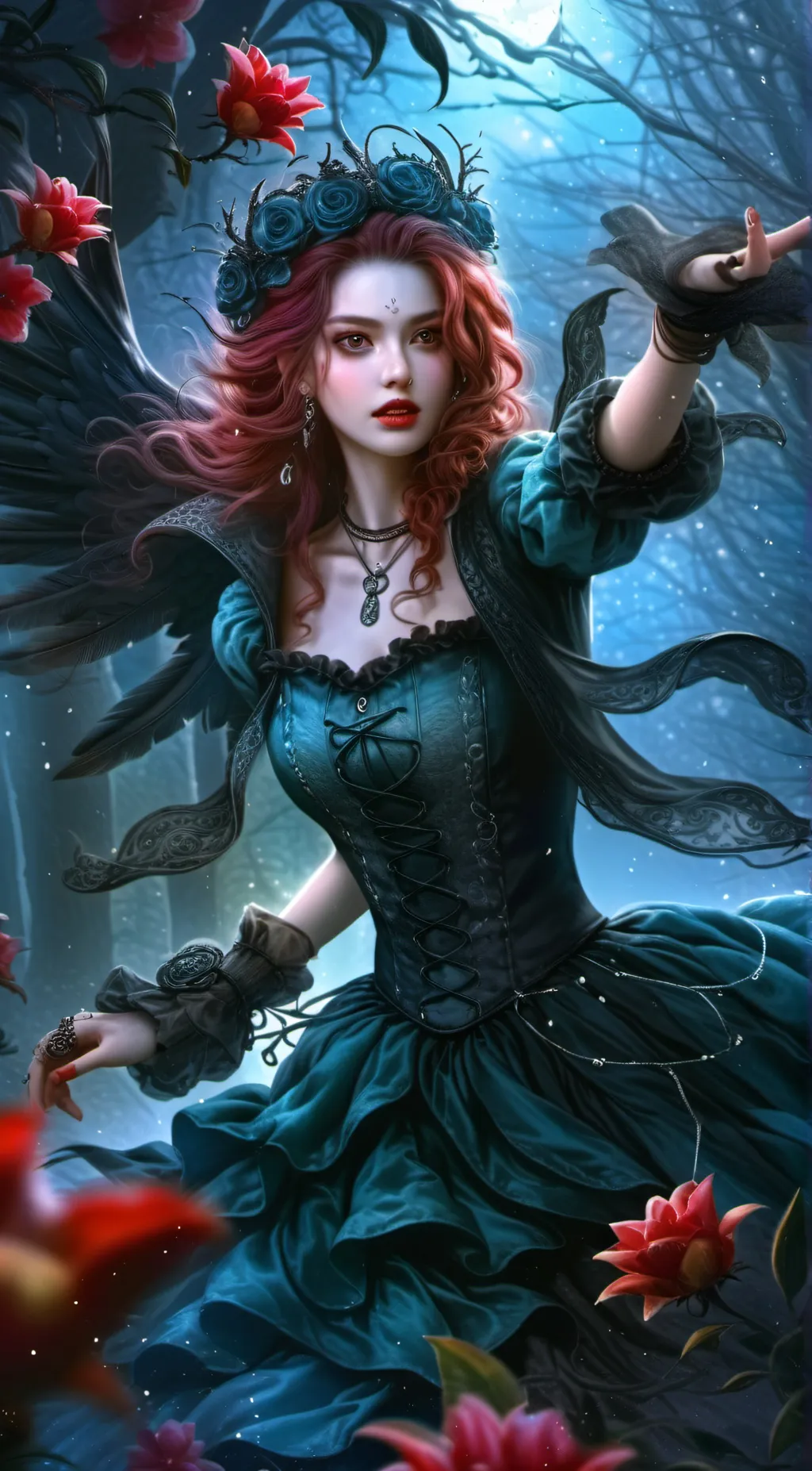 ai character: pixel background