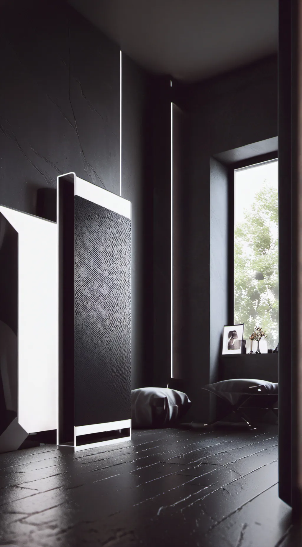 ai character: hypnotic tv background