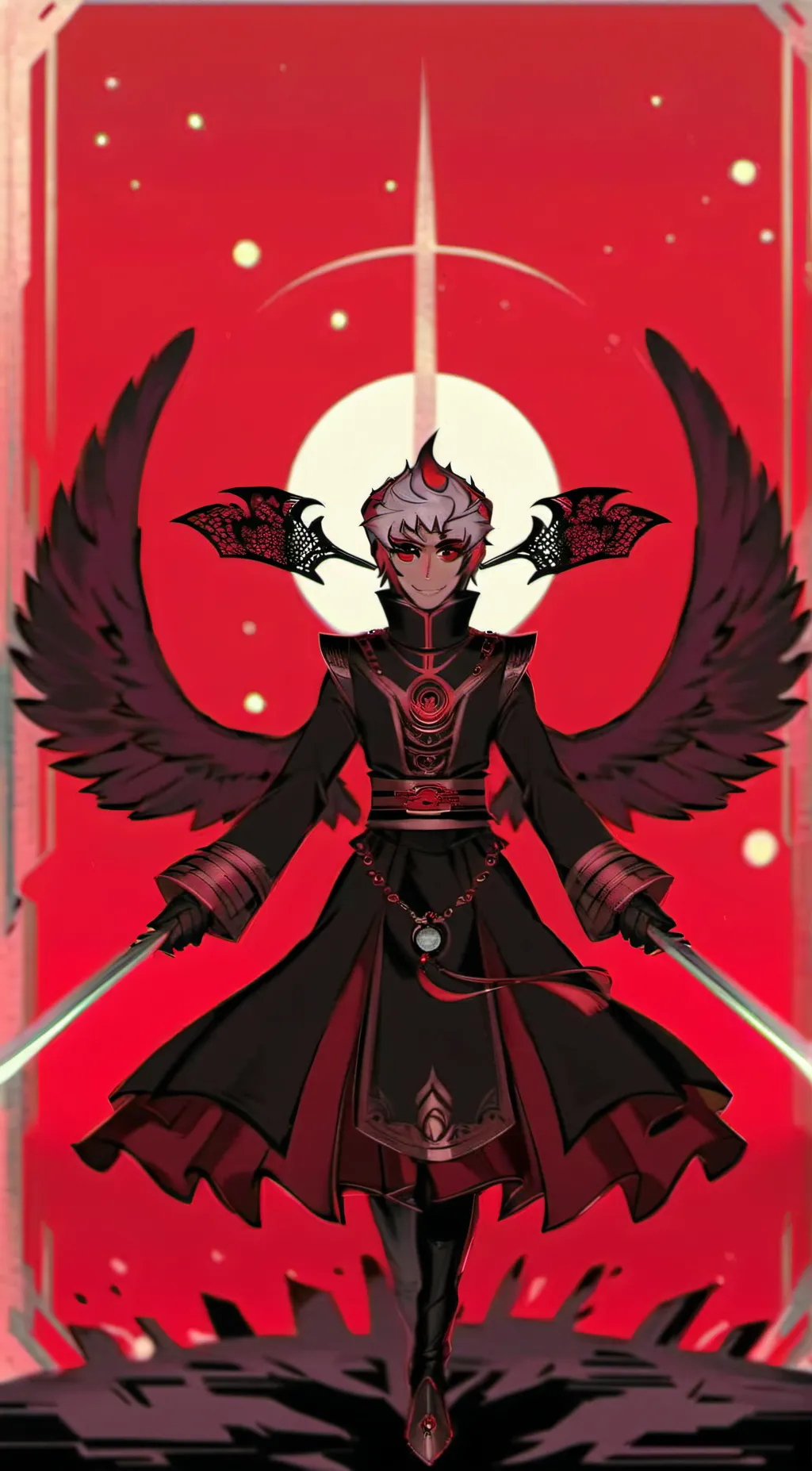 ai character: Alastor radiodemon background