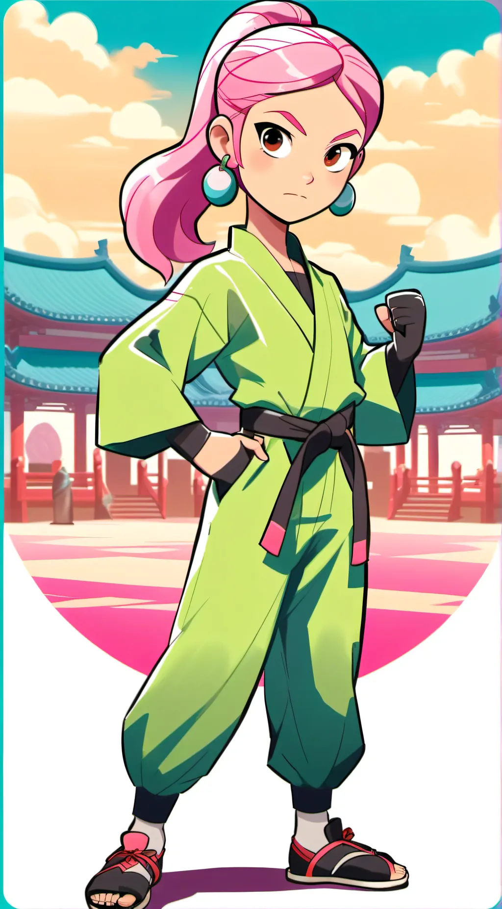 ai character: Sapphire background