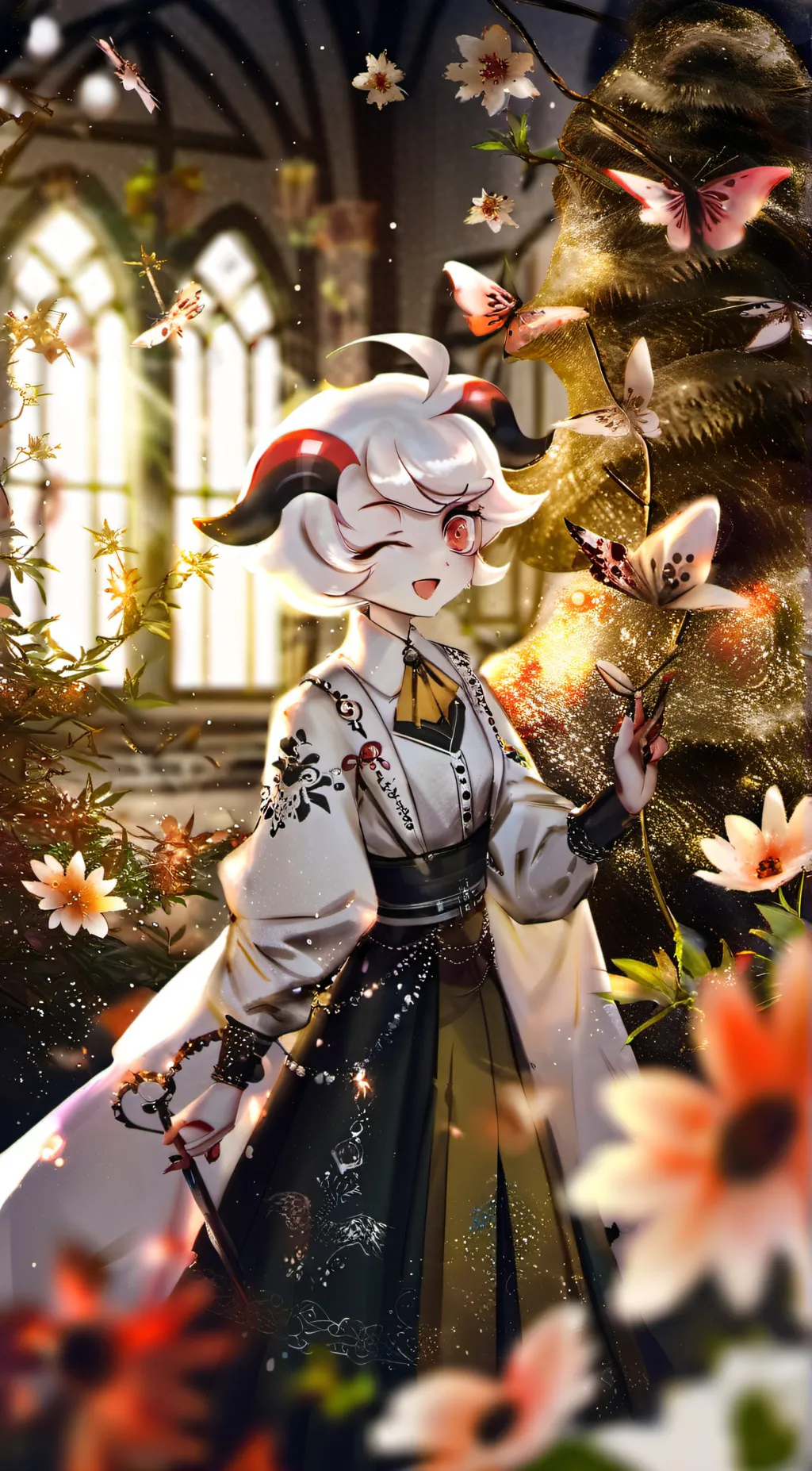 ai character: Alastor/Angel background