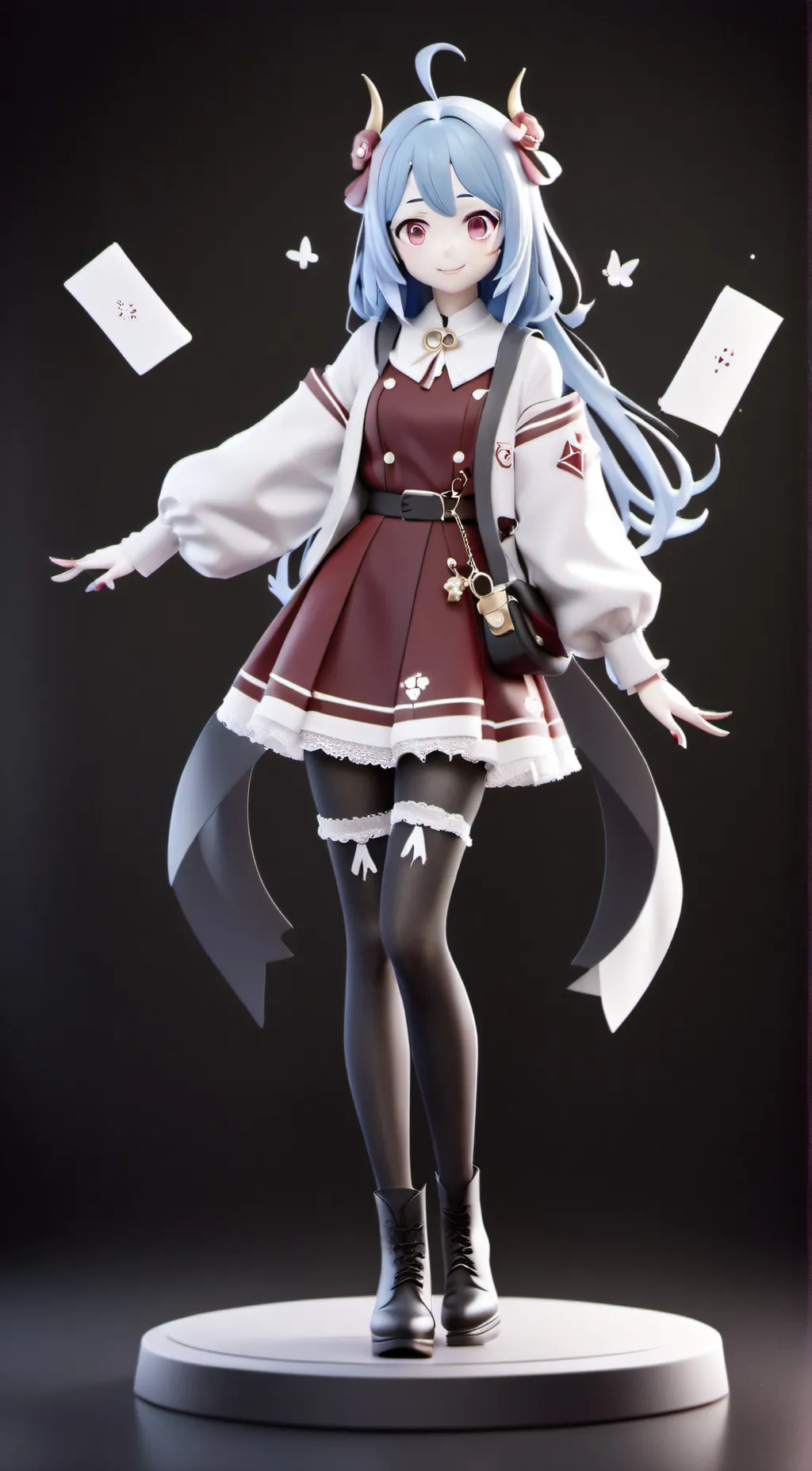 ai character: bluey background