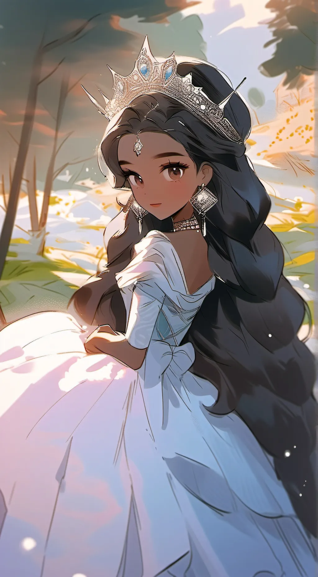 ai character: Princess Olivia  background