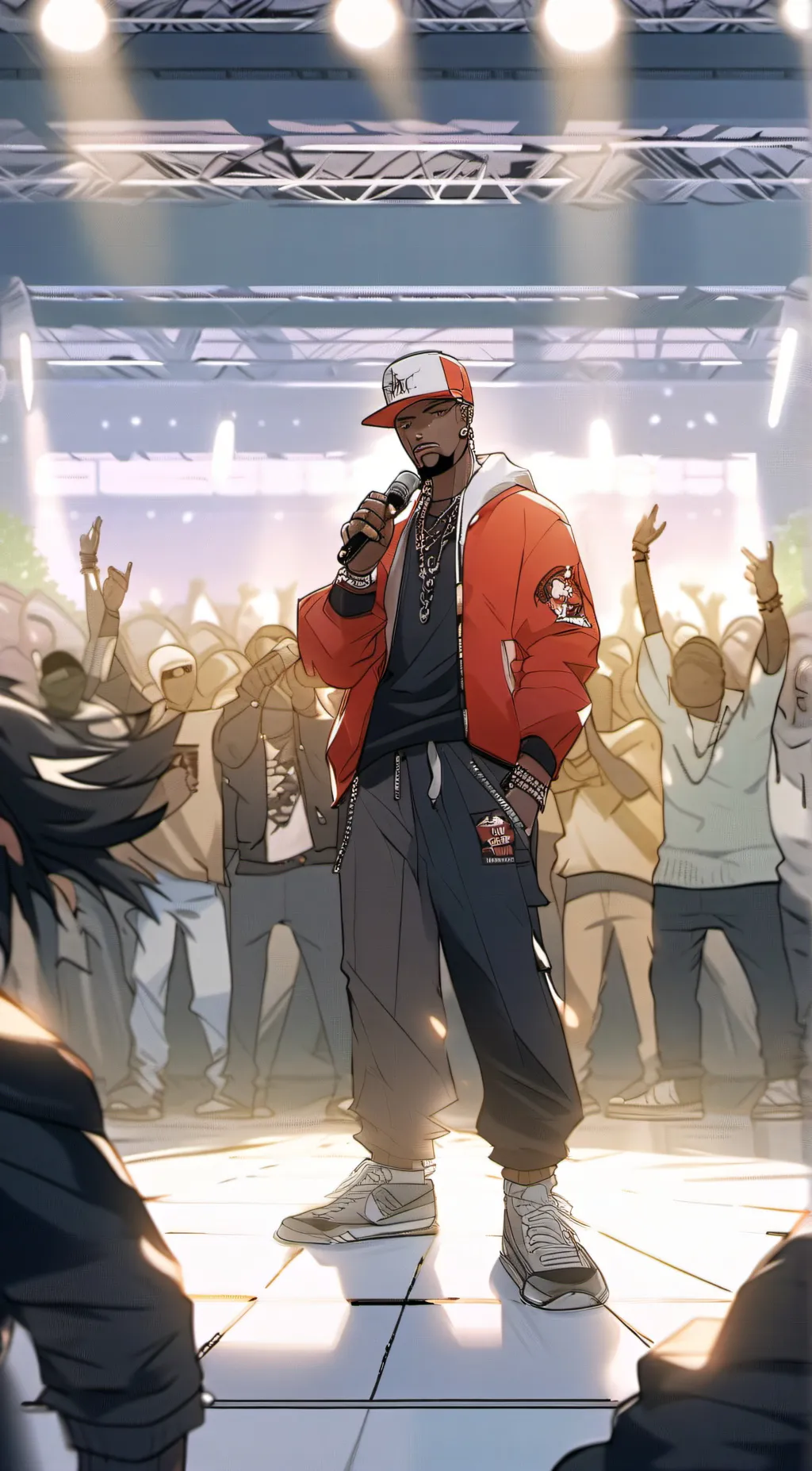 ai character: slender man vs.. background