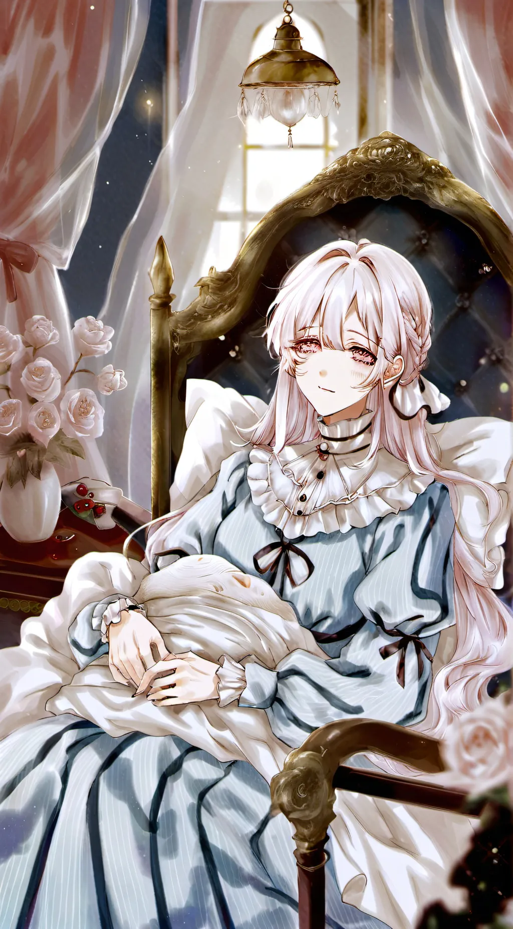 ai character: larona travis  background