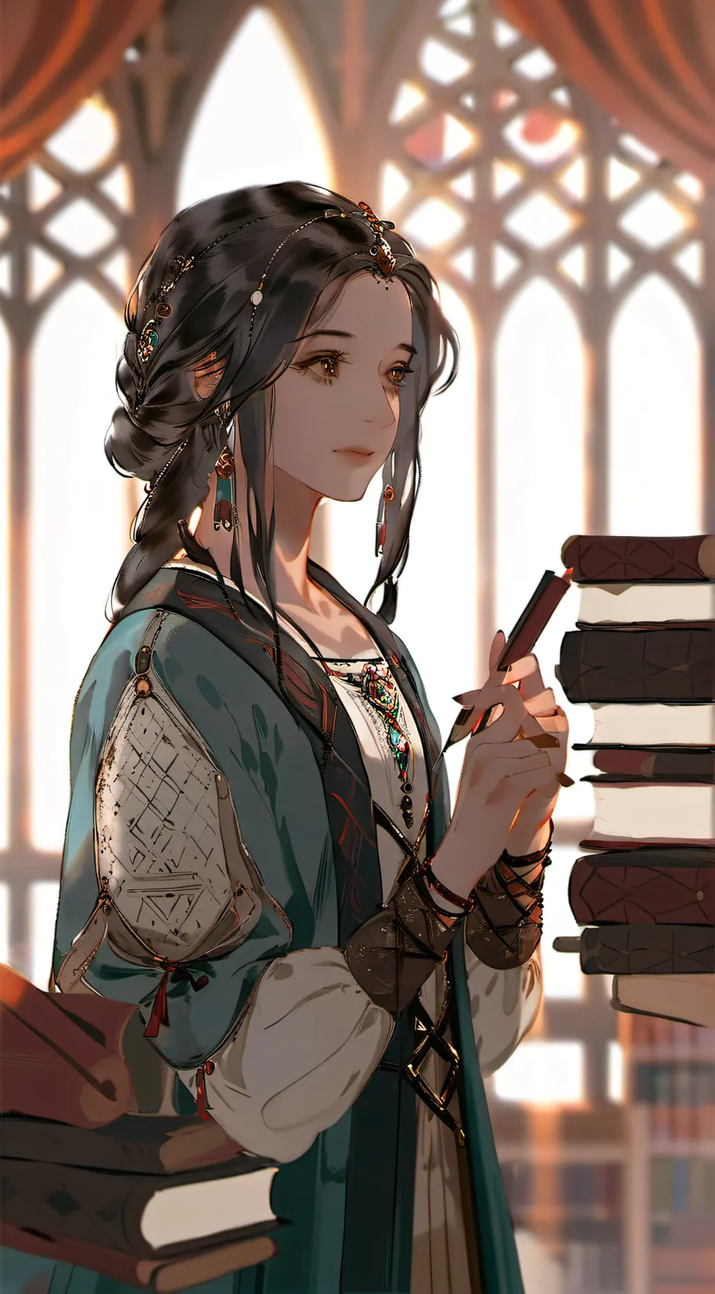 ai character: amy background