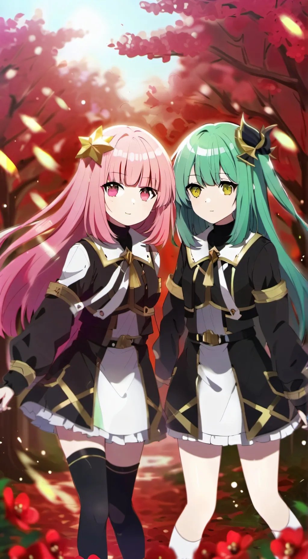 ai character: Nova and Star background