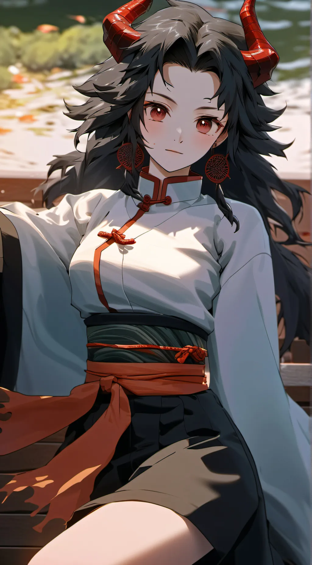 ai character: ds ed background