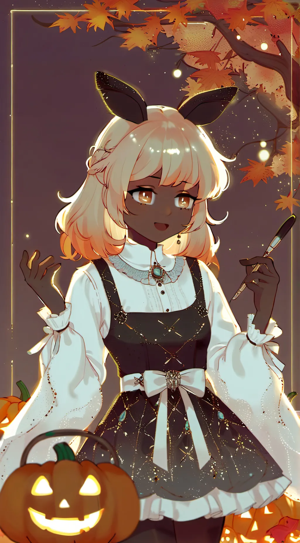 ai character: Pupkiwn  background