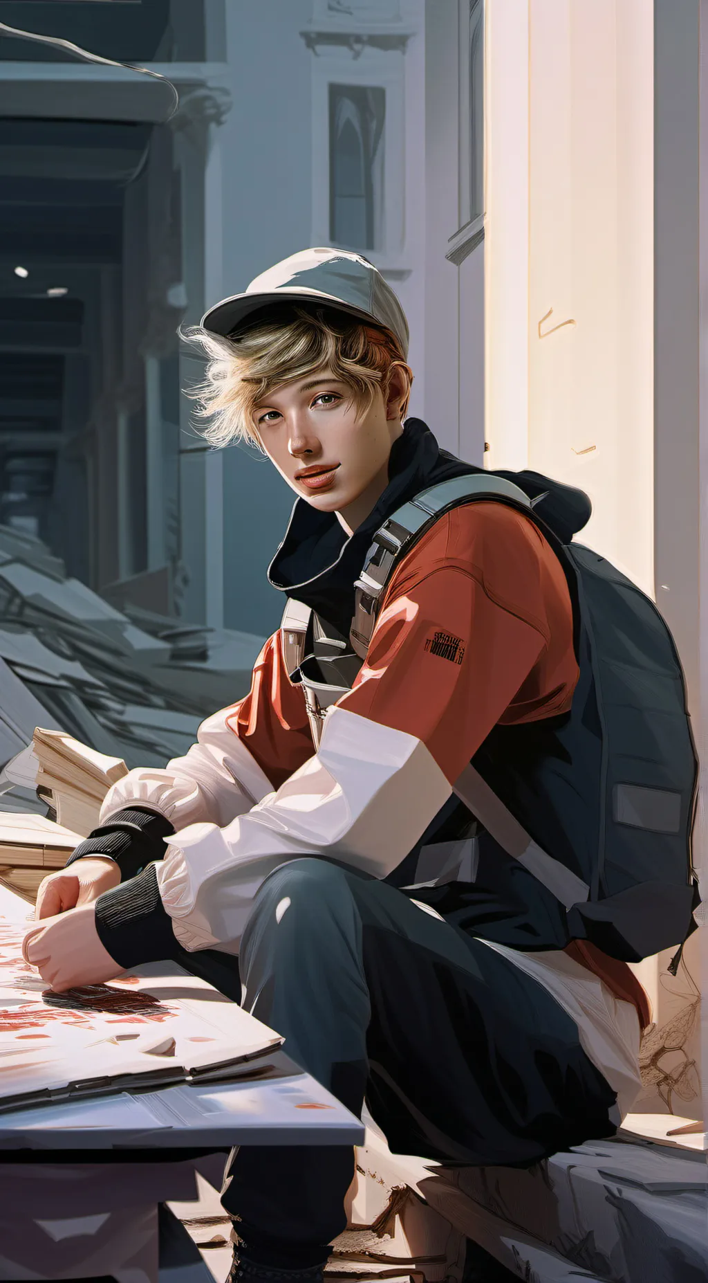 ai character: Sam Golbach background