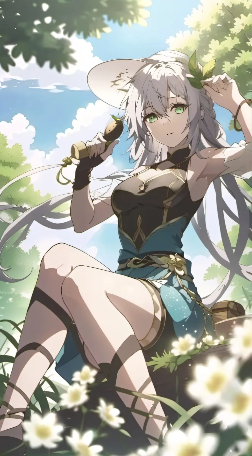 ai character: Rose  background