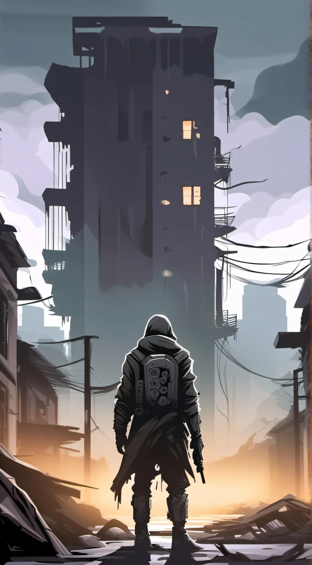 ai character: A robot background