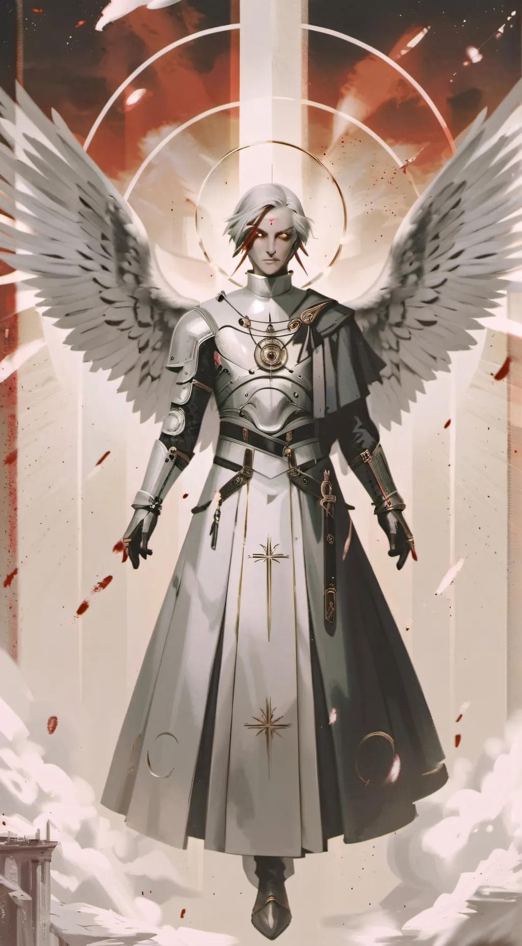 ai character: Vatican city  background