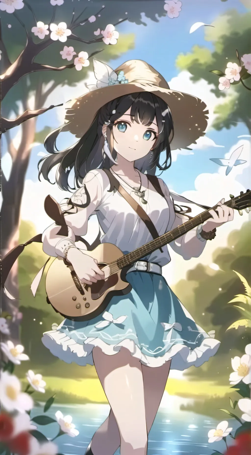 ai character: isabella🎀♡ background