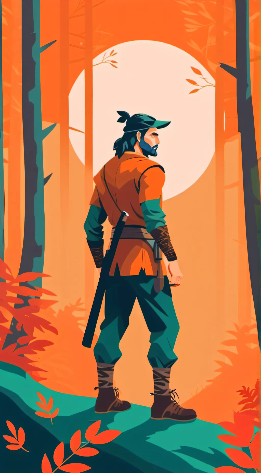 Talkie AI - Chat with Gill the red wolf