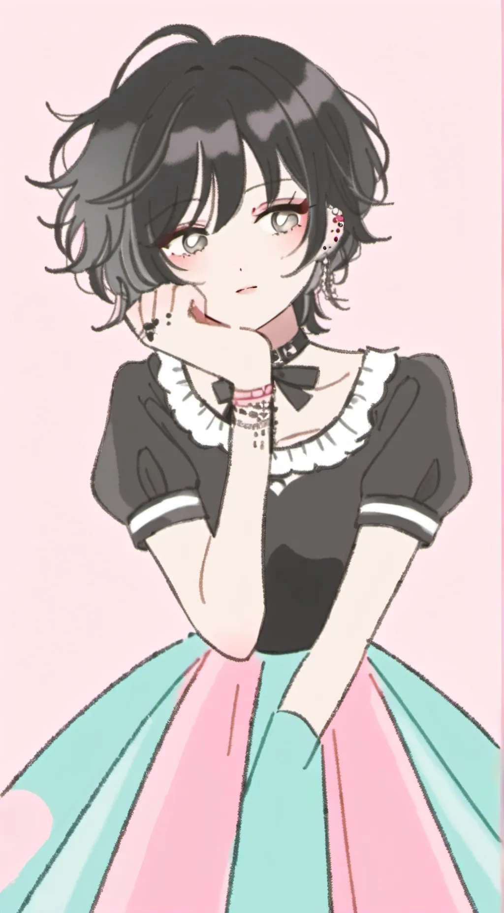 ai character: ☘Luci☘ background