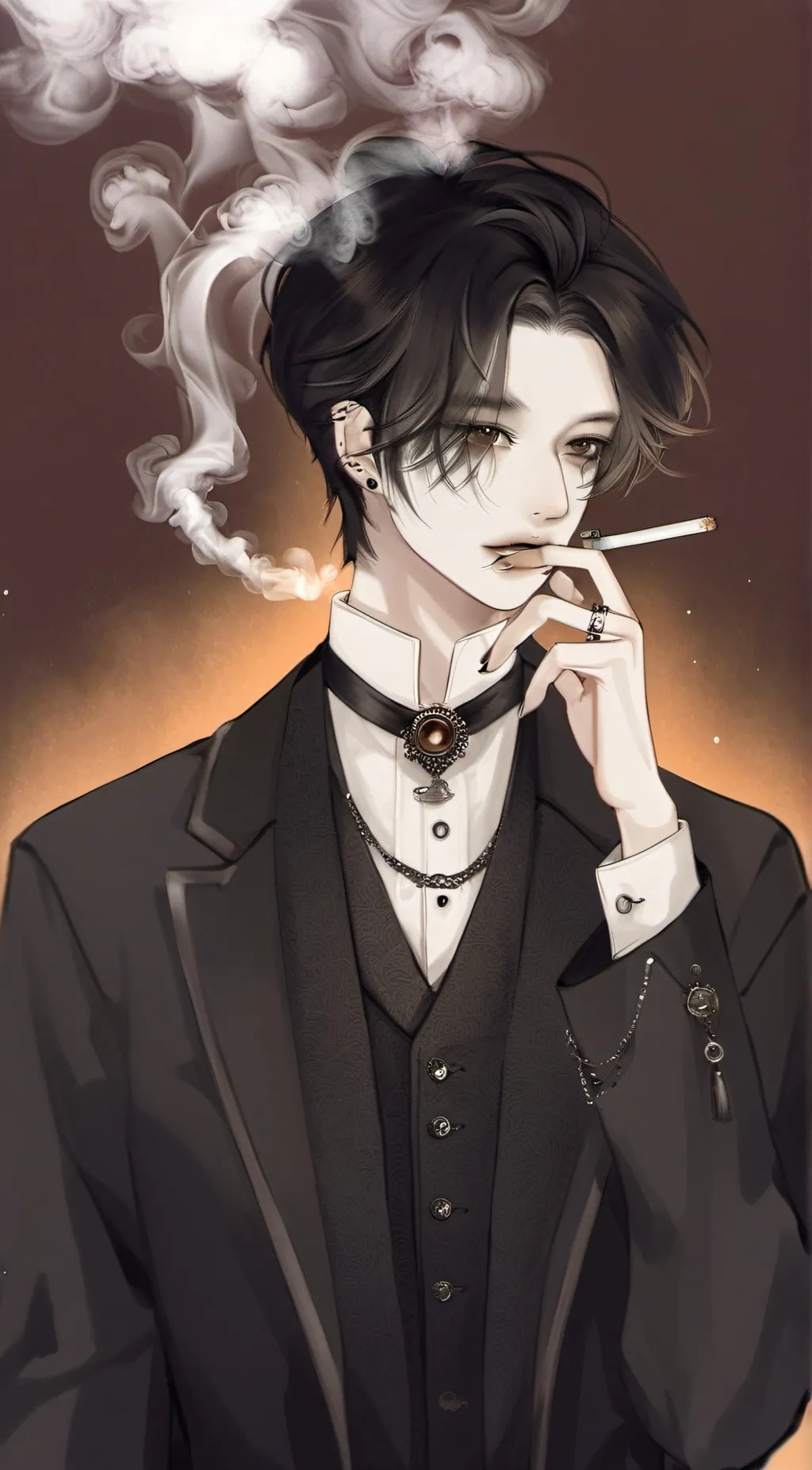 ai character: Saki  background