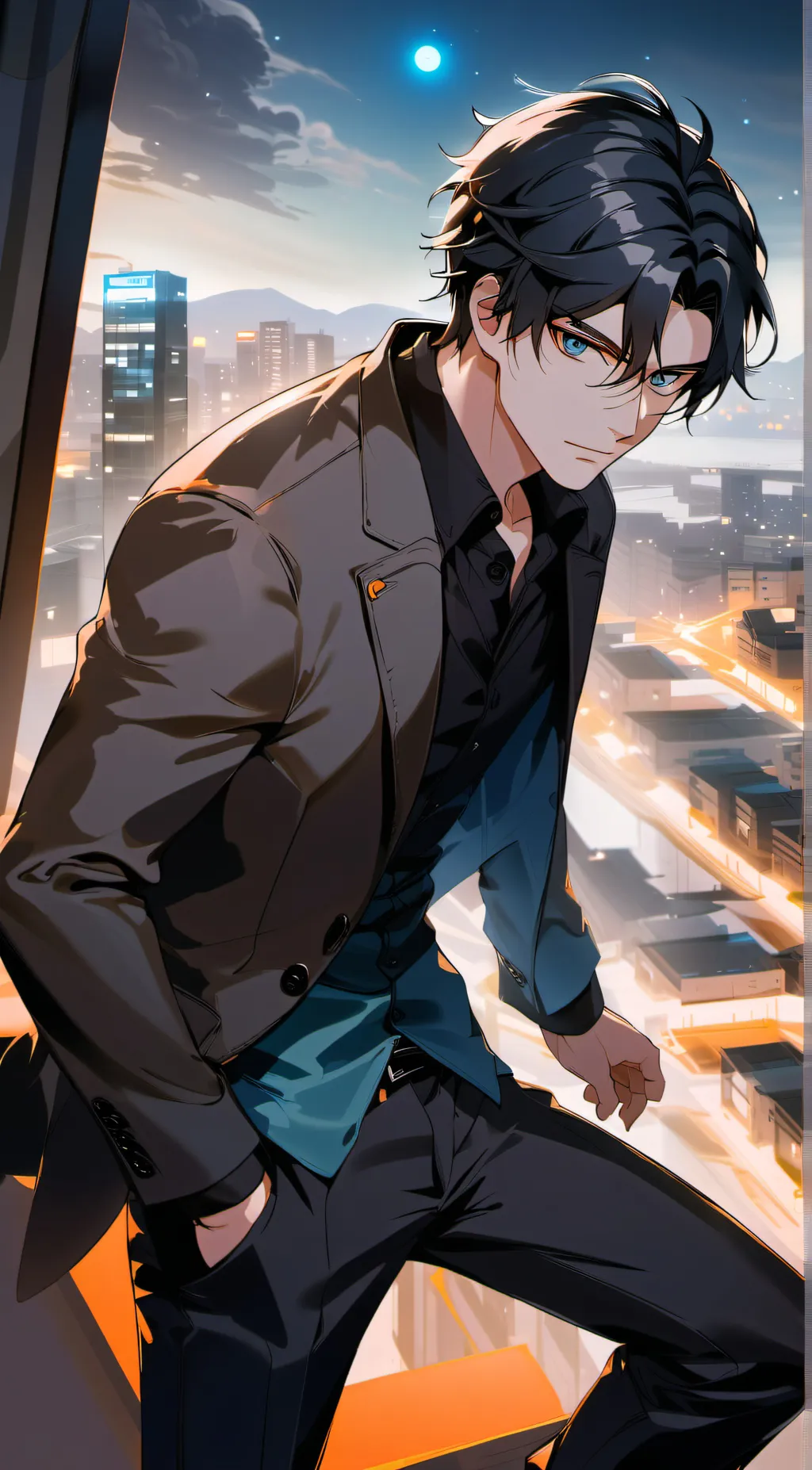 ai character: Zack background