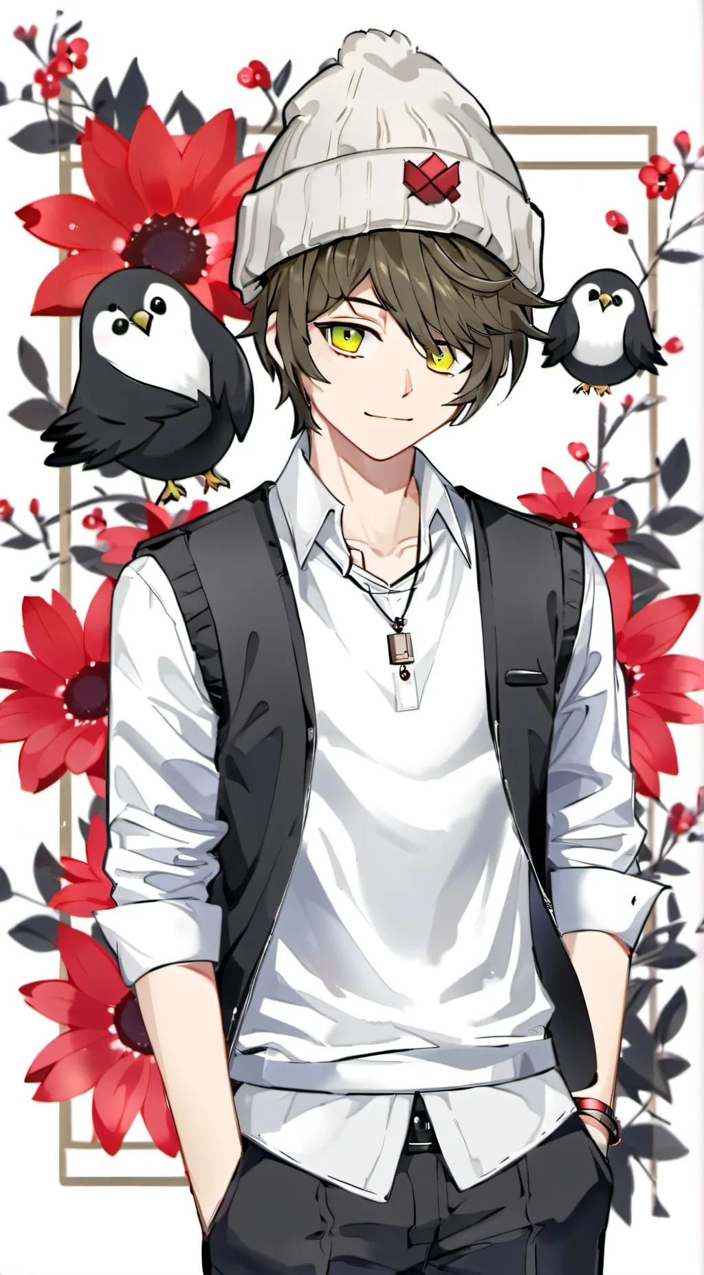 ai character: Mark background