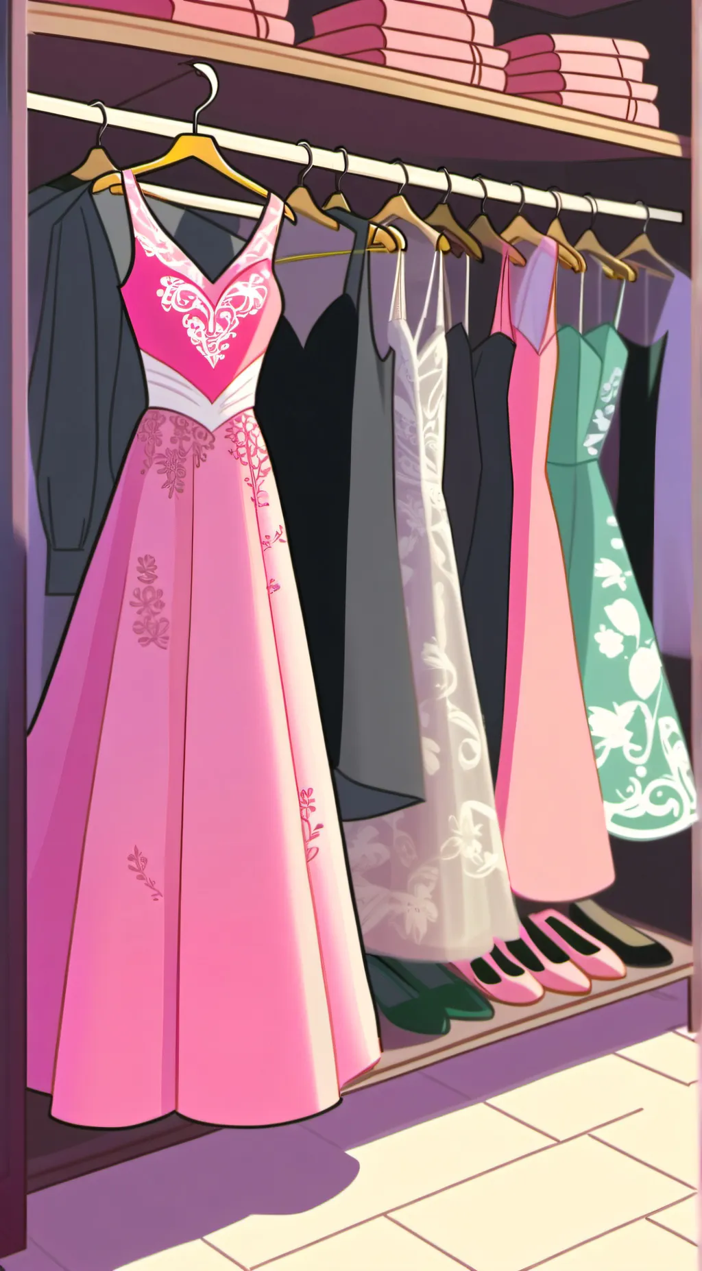 ai character: your closet background