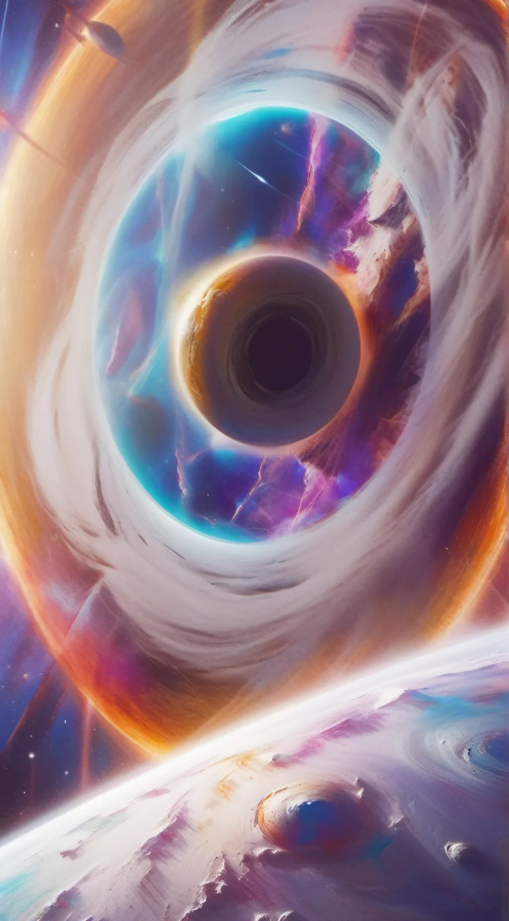 ai character: smiling critters background